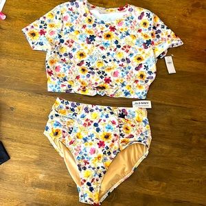 Old Navy two piece swimsuit NWT